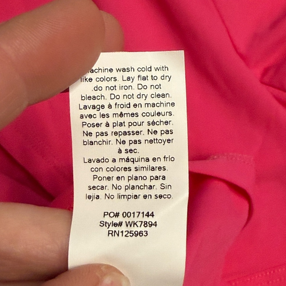 Beyond Yoga open back crop top long sleeve  pink LARGE athleisure barbiecore - Picture 6 of 11